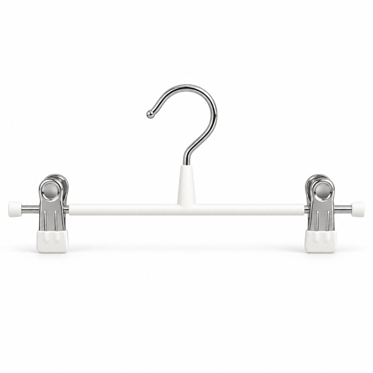 Adjustable Two-Clip Clothes Hanger