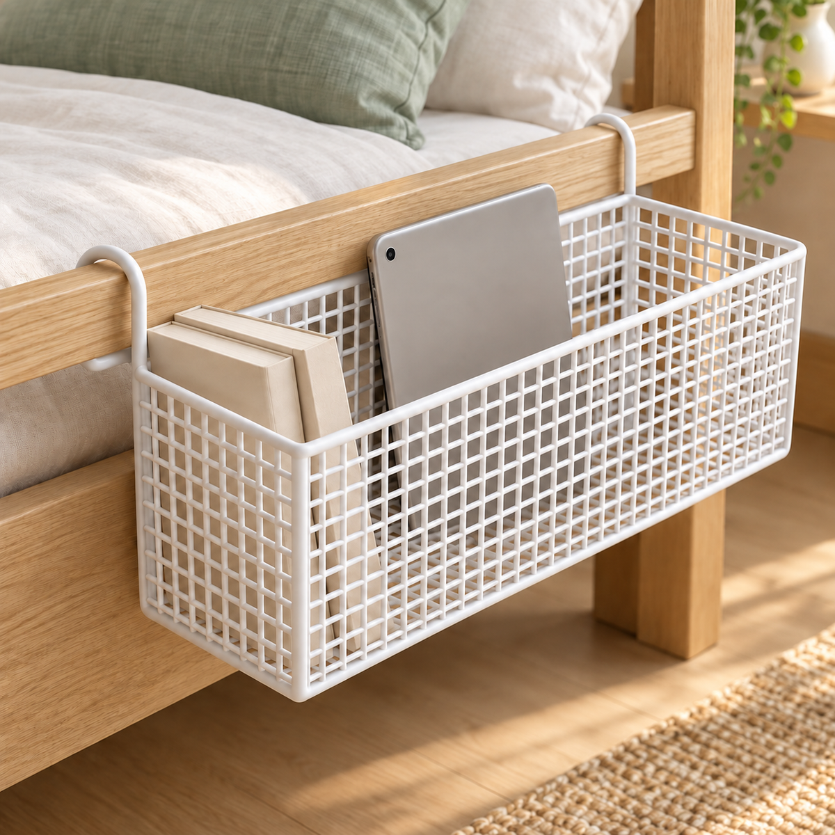 Hanging Bedside Storage Basket