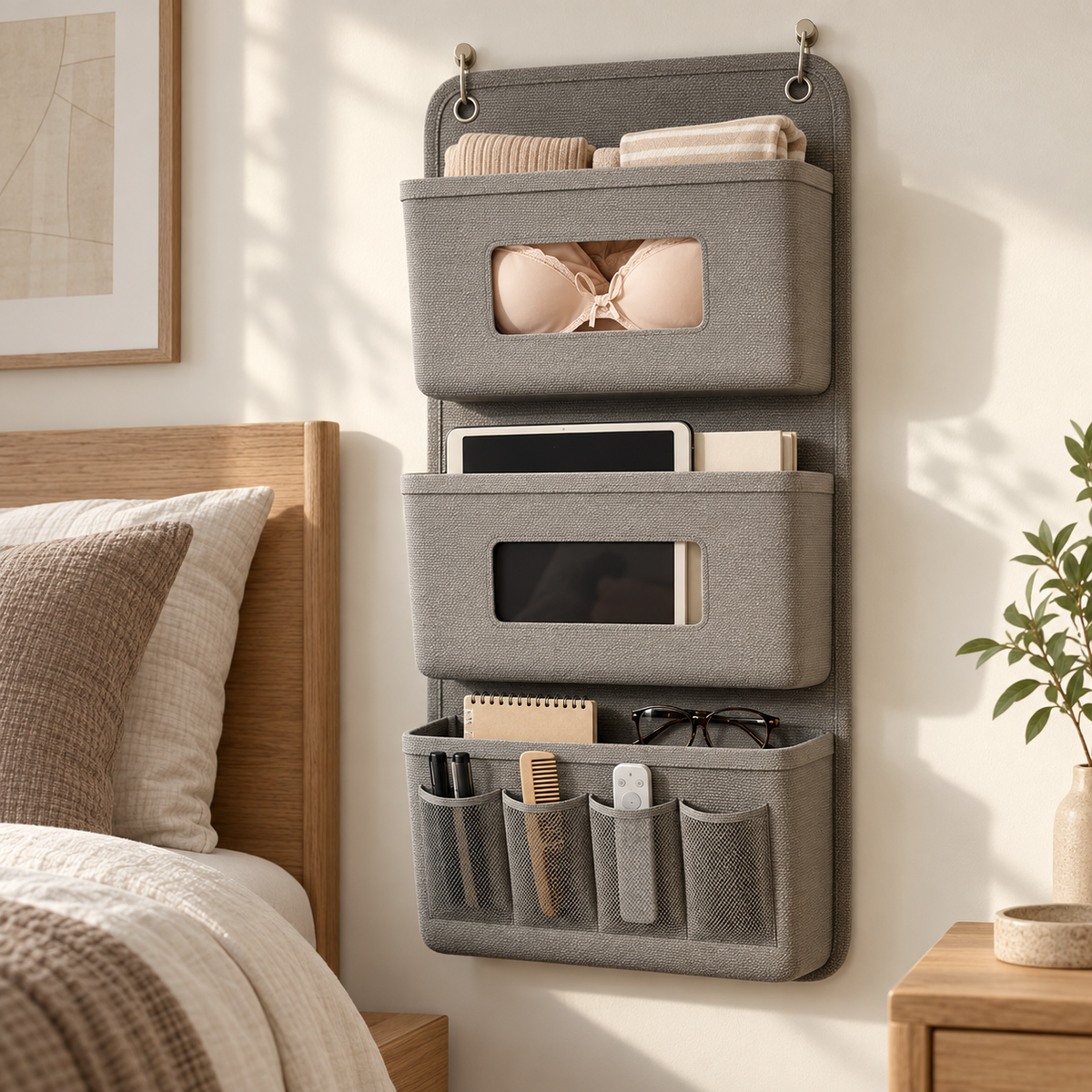 Three-Tier Hanging Storage Organizer